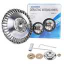 KINMRIS Unbreakable Wired Trimmer Blade for Weed Eater, Replacement and Accessories, Garden Grass Brush Cutting Head for Rust Removal,Paving Stone, Pavement Joints or Driveway (8 inch Regular)