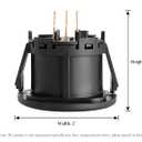 Ignition Switch 925-04228 Fit for Cub Cad et Mower - 3 Position Key Switch Compatible with Cad RZT-42 RZT-50 RZT-54 Riding Mower, Troy-Bilt Mustang XP 42 50 Zero Turn Mower, Compatible with 725-04228