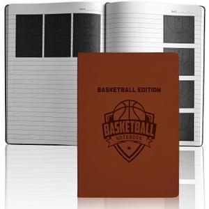 chiazllta The Basketball Notebook for Coaches & Players 7 x 10 Inch Basketball Training Notepad Coaching Board Coaching Notebook for Tactics Practice Planner Coaches&Players Gift