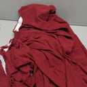 Turquoize 2 Piece Chair Covers Chair Slipcovers for Living Room Small Armchair Chair Cover with Arms Washable Furniture Cover for Chairs Feature Thick Jacquard Fabric (Small Armchair, Burgundy)