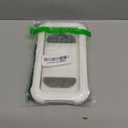 Lamicall Shower Phone Holder Waterproof - 480 Rotatable Retractable Adjustable Shower iPhone Case Holder, Bathroom Wall Phone Mount Stand Water Proof Anti Fog Case, Accessories for 4-7" Cellphones (Snow White)