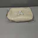 2025 Graduation Gifts for Her Women Girls,Personalized Belt Bag Waist Packs Trendy Fanny Pack Crossbody Bags,Initial White A,Cream Bag