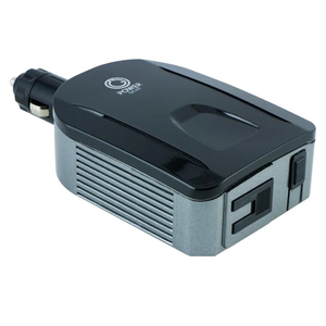 Power Gear Portable Inverter, 1-USB, 1-Outlet, 100W, Black