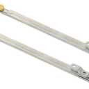 Uxcell 2Pcs Casement Window Hinges, 12" 304 Stainless Steel Adjustable Window Concealed Stay, Friction Stay Hinge, Window Latch Lock for Window Hardware Replacement, Silver