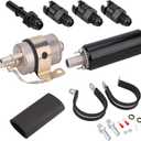 GSL392 Inline Fuel Pump & 58 PSI Fuel Filter Regulator 58 PSI LS Swap Fuel Pump EFI Conversion Fuel Filter Pressure Regulator 255LPH High Pressure External Pump 6AN Fittings 400-939 GSL392-400-939