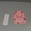 Food Please Enjoy Sign - Strawberry Baby Shower Sign, 1 Pack Arch Acrylic Sign with Stand, Gender Reveal Party Table Decor, Berry Baby Shower Supplies (SE25)