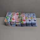 24 Sets Operation Christmas Items Bulk Tin Metal Pencil Box Cases School Stationery Set Including Dinosaur Eraser Ruler Sharpeners for Student Classroom Rewards Charity