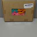 CLLOT Toddler Hair Accessories - 40pcs 2.75" Elastics Rubber Ribbon Bands, Bows for Baby Girls, Kids & Children