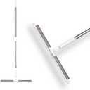 Roadmap Floor Squeegee Scrubber for Floor, Shower Squeegee Broom for Floor, Rubber Window Cleaning Brush for Garage, Deck, Bathroom, Glass, Car, Sliding Door, Shower Glass Door