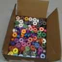72 PCS Sewing Thread Assortment, 36 Color Thread for Sewing Machine with 36 Same Color Bobbins, Polyester Thread 400 Yards/Spool (72)