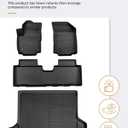 for Chevy Equinox Floor Mats 2024 2023 2022 2021 2020 2019 2018, for GMC Terrain Floor Mats 2018-2024, for Equinox All Weather Mats Cargo Liners Trunk Carpet Rubber Car Accessories