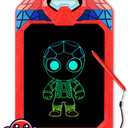 LCD Writing Tablet for Kids 10 Inch Spider Hero for Toddler 3 4 5 6 7 8 - Paint, Doodle Board, Drawing Pad - Travel Toys, Road Trip Car Activities, Birthday Christmas Gift Boys & Man