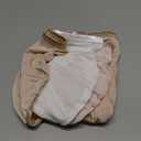 Vanity Fair Women's Illumination Hi Cut Panties, Silky Stretch & Satin Trim (9, 3 Pack - White/Quartz/Beige)