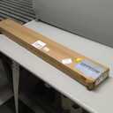 Acovy Picture Ledge Shelf, Wood Long Floating Shelves for Wall, Set of 2, 48 inch Picture Ledge Shelves, Photo Ledge Nursery Book Shelves Wall Mounted for Living Room Kids' Room Bedroom, Color Walnut