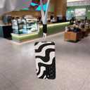 Cute Graffiti Zebra Pattern Phone Case for Samsung Galaxy S24 Ultra, Soft TPU Full Protection with Wristband, Aesthetic Anti-Fingerprint Anti-Slip Design for Women & Girls