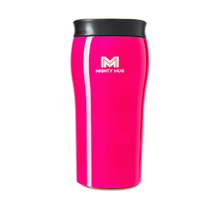 Mighty Mug | The Untippable Mug | Grips When Hit, Lifts for Sips | Insulated Stainless Steel Tumbler | Cupholder Friendly | Gifts for Women Men All | Leakproof | 4 Hour Hot / 24 Cold | 12oz | Lipstick
