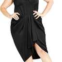 City Chic Women's Plus Size Sloane Dress, Black 12 Plus