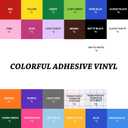 UCEC 52Pack Removable Vinyl Sheets Compatible with Cricut Maker 4/Maker 3/Explore 3/Explore 4, 22 Color Permanent Vinyl 13"x12" Self Adhesive Vinyls Sheets for DIY Projects Scrapbooking Cup Decoration
