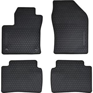 Car Floor Mats Custom Fit for Toyota Prius 2016 2017 2018 2019 2020 2021 2022/2017-2022 Toyota Prius Prime Odorless Washable Heavy Duty Rubber (All Weather) Floor Liners Set Black