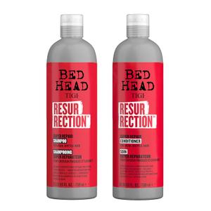Bed Head by TIGI Resurrection Hair Repair Shampoo and Conditioner Set for Dry and Damaged Hair, Maximum Strength with Resurrection Plant, 25.36 fl oz