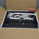 Huuger Nightstand with Charging Station, 27.6 Inch Bedside Table with Fabric Drawers, End Table with USB Ports and Outlets, Night Stand for Bedroom, Rustic Brown