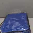 FH Group Car Seat Covers Rear Set Blue Premium Cloth - Universal Fit, Split Bench Rear Seat, Washable, for SUV, Sedan