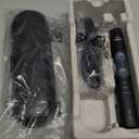 Philips Sonicare ProtectiveClean 5300 Rechargeable Electric Toothbrush, with Pressure Sensor, 3 Cleaning Modes, SmarTimer and QuadPacer, with 2 Bonus Brush Heads, Travel Case, Black, Model HX6423/34