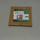 2-Pack Combo Toggle/Decorator Light Switch Cover Plate, Antique Brass Decorative Electrical Outlet Covers, Durable Solid Zinc Alloy Wall Switch Plates and Outlet Covers