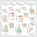 2 x Funrous Winter Wonderland Bulletin Board Decorations Set - Winter Classroom Decoration January Bulletin Boards Snowflake Pastel Groovy Snowman Xmas Cutouts for Christmas Holiday School Wall Decor