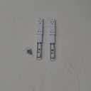 Folding Shelf Brackets 12 Inch - White Metal Heavy Duty Brackets - Collapsible Wall Mounted Shelf Bracket for Work Table, Ironing Board, DIY Table Work Bench, 2 Pack Folding Shelf Hinge Load 132lb