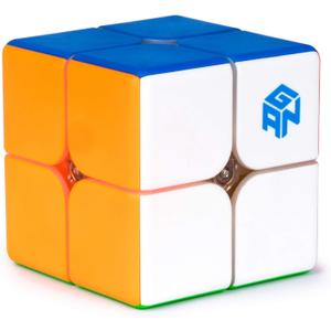 GAN 249 V2, 2x2 Speed Cube Gans Mini Cube Puzzle Toy 2x2x2 Magic Cube 49mm (Stickerless)
