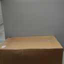 72 Inch White Ceiling Fan No Light, Wood Outdoor Ceiling Fans without Lights for Patios Gazebo Porch Living Room, Modern Exterior Extra Large High CFM Ceiling Fan No Light with Downrod