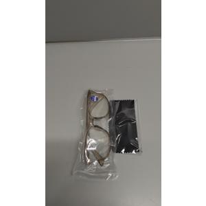 CCVOO Reading Glasses for Women/Men, Eyeglasses, Blue Light Readers for Women/Men, Computer Eye Glasses, Cheaters (Champagne), 2.25x