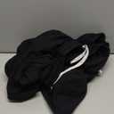 HeSaYep Men's Fleece Baggy Sweatpants Wide Leg Lounge Sweat Pants with Pockets (Large, Black)