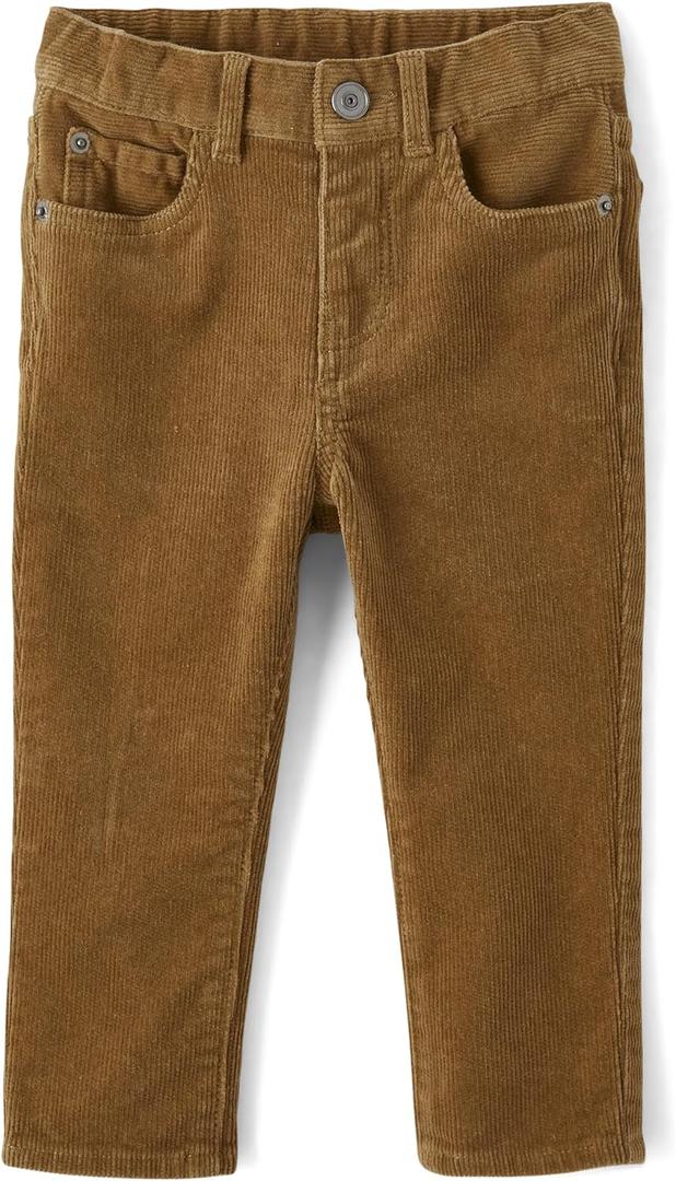 The Children's Place Baby-Boys and Toddler Corduroy Pants (3T, Brown)
