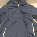 Boys Girls Waterproof Rain Jacket Lightweight soft lining Kids Windbreaker Hooded Coat Easy to Fold, Size: 11-12 Years, Blue