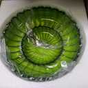 Semi Flush Mount Ceiling Light Green Light Fixtures with Gold Base Vintage Lighting Ceiling Mount Mid Centry Modern Light Fixture for Kitchen Bedroom Hallway Entryway (3-Light, Bulb Not Included) (11.8 inch)