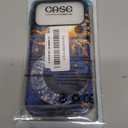 Case for iPhone 17 Pro Max,Fits Glossy Case Design for Girl Women,Celestial Stained Glass Sun Moon Star Blue