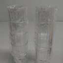 Kate Aspen Clear Ribbed Acrylic Glasses Drinkware Set of 8, 21 oz, Plastic Tumblers, Tumblers & Water Glasses, BPA-Free Plastic Cups Reusable for Cocktails, Pool Parties & Outdoor Entertaining