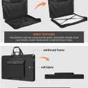 Nicpro Upgrade Art Portfolio Bag 24 x 36'', Waterproof Nylon Artist Bag with Reinforced Side Edges & Adjustable Shoulder Strap, Storage Art Portfolio Case for Artwork Drawing Canvas Photography Poster