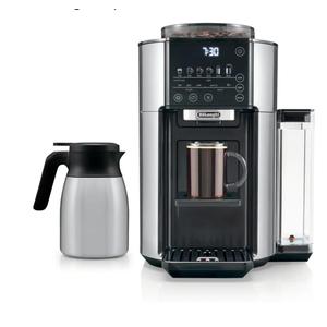 De'Longhi TrueBrew Drip Coffee Maker, Built in Grinder, Single Serve, 8 oz to 24 oz, Hot or Iced Coffee, Stainless, CAM51025MB