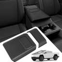 Focxoio Center Console Cover Armrest Cover & Rear Screen for Tesla Cybertruck 2023 2024 2025,TPE Scratch Resistance Armrest Protector fit Cybertruck Accessories (2 Pcs)