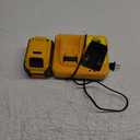 Amityke 9.0Ah Replacement DCB609 Battery & DCB118 Fast Charger Combo for Dewalt 20V Max Battery,Compatible with Dewalt 60v FlexVolt Batteries & Cordless Power Tools DCB615 DCB612 DCB609 DCB606 (Yellow)