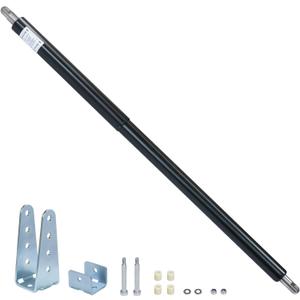 TB400 Hydraulic Outdoor Gate Closer for 75 to 175 lb, Width 40 to 64 Inches. Gates on Farms, Ranches, Gardens, Sports Complexes and Home Yards, Black, Opening Pressure 6 to 12 Pounds