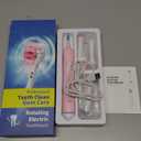 TEETHEORY Rotating Electric Toothbrush for Adults with 8 Brush Heads (2 Types), 4 Modes Deep Clean Electric Toothbrush with Rechargeable Power and 2 Min Smart Timer (2- Cherryblompink, p1)