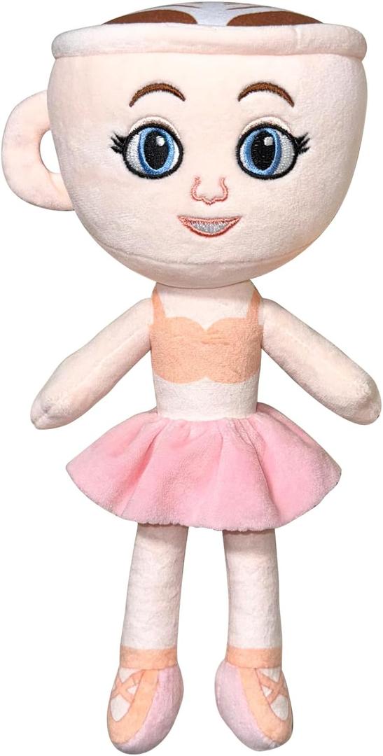 Italian Brainrot Plush Toy 10 Inches Ballerina Cappuccina Plush Soft Stuffed Meme Dolls for Collectors, Aesthetic Dcor & Funny Gift Ideas