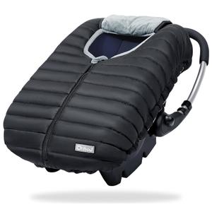 Orzbow Winter Carseat Cover for Baby, Baby Car Seat Cover for Boys & Girls, Warm Infant Car Seat Covers with Plush Lining for Cold Weather, Waterproof, Universal Fit, Newborn Essentials, Black