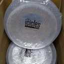 Icicles Plates Clear 7"+9" Case of 128 (4 packs x 32)