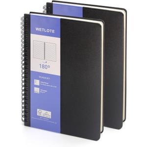 Soft Cover Journal Notebooks 2 Pack A5 Notebook College Ruled Lined Writing Journal 5"x8.25" 96 Pages for Writing Work Travel School Business Journaling Notebooks A5 Journal for Women and Men(Black)