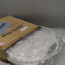 Lampshades Set of 2, Drum Lampshades 11.6" Top x 12.6" Bottom x 9.8" High, Seaside village Medium Lampshades (Spider Fitter), Beige Lampshades Natural Linen Hand Crafted, Easy Assembly Required